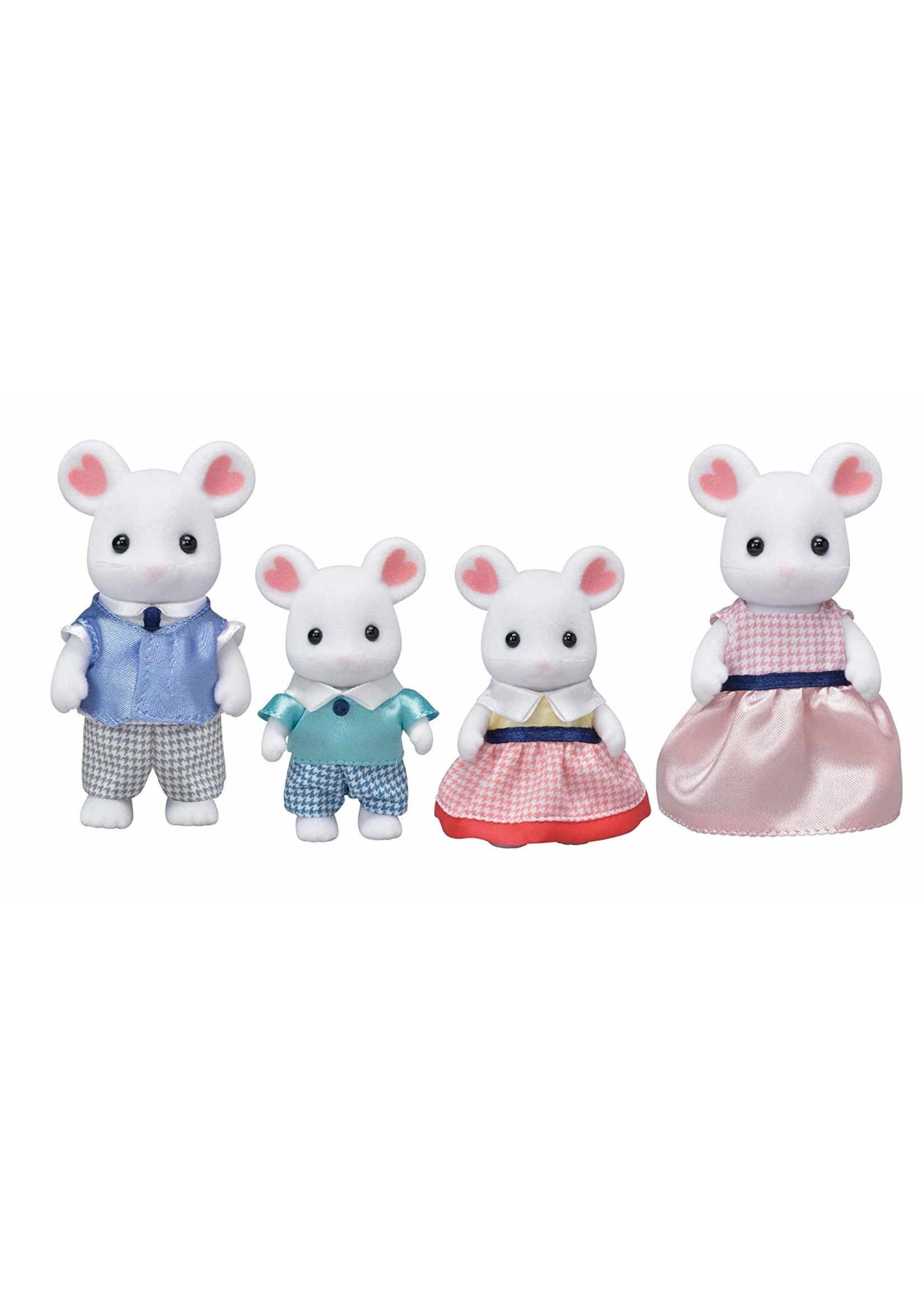 Calico Critters Marshmallow Mouse Family