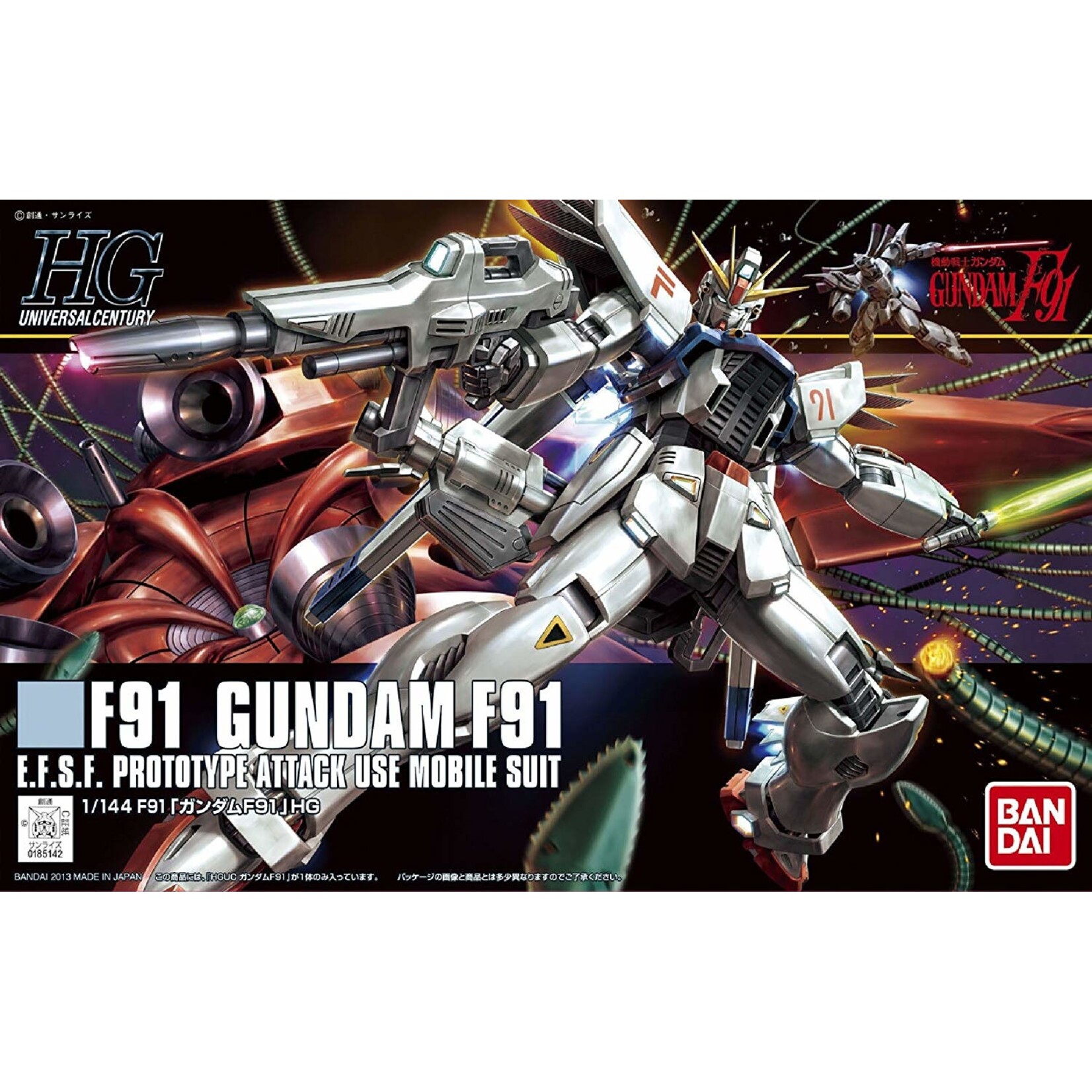 Bandai - HGUC 1/144 #167 Gundam F91