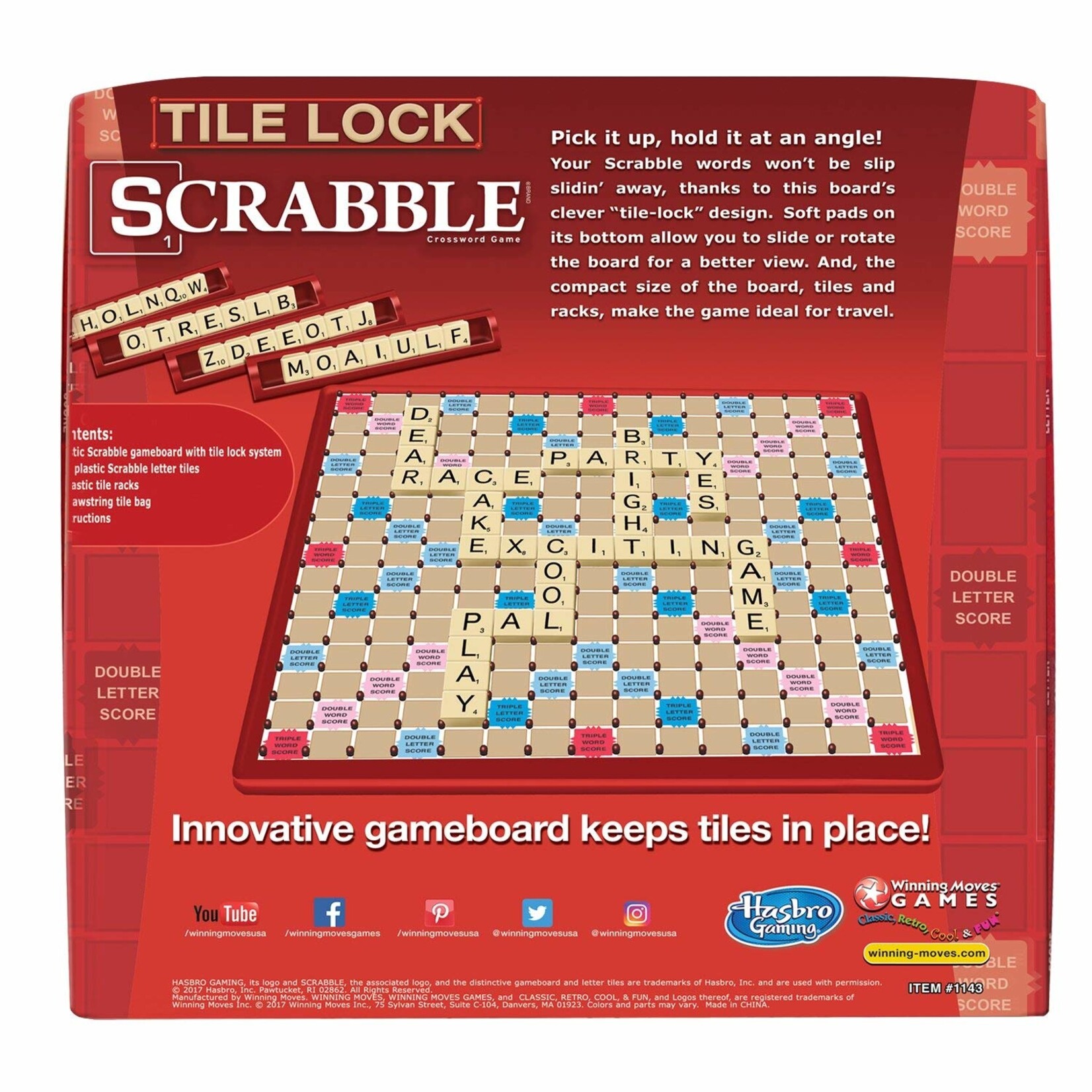 Winning Moves Tile Lock Scrabble®