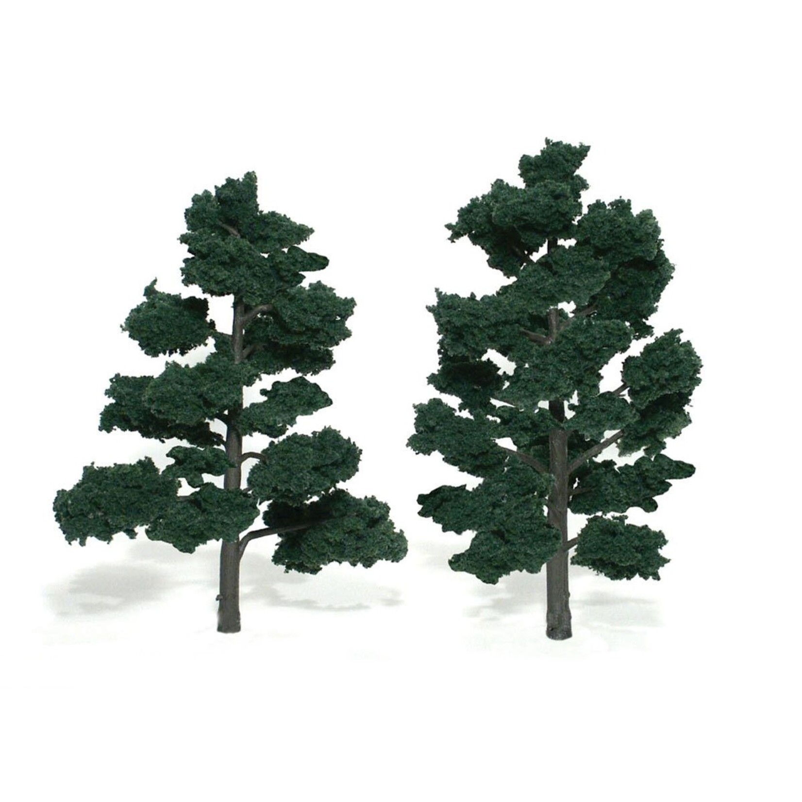 Woodland Scenics TR1517 - Ready Made Trees, Dark Green 6-7" (2)