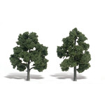 Woodland Scenics TR1513 - Ready Made Trees, Medium Green 5-6" (2)