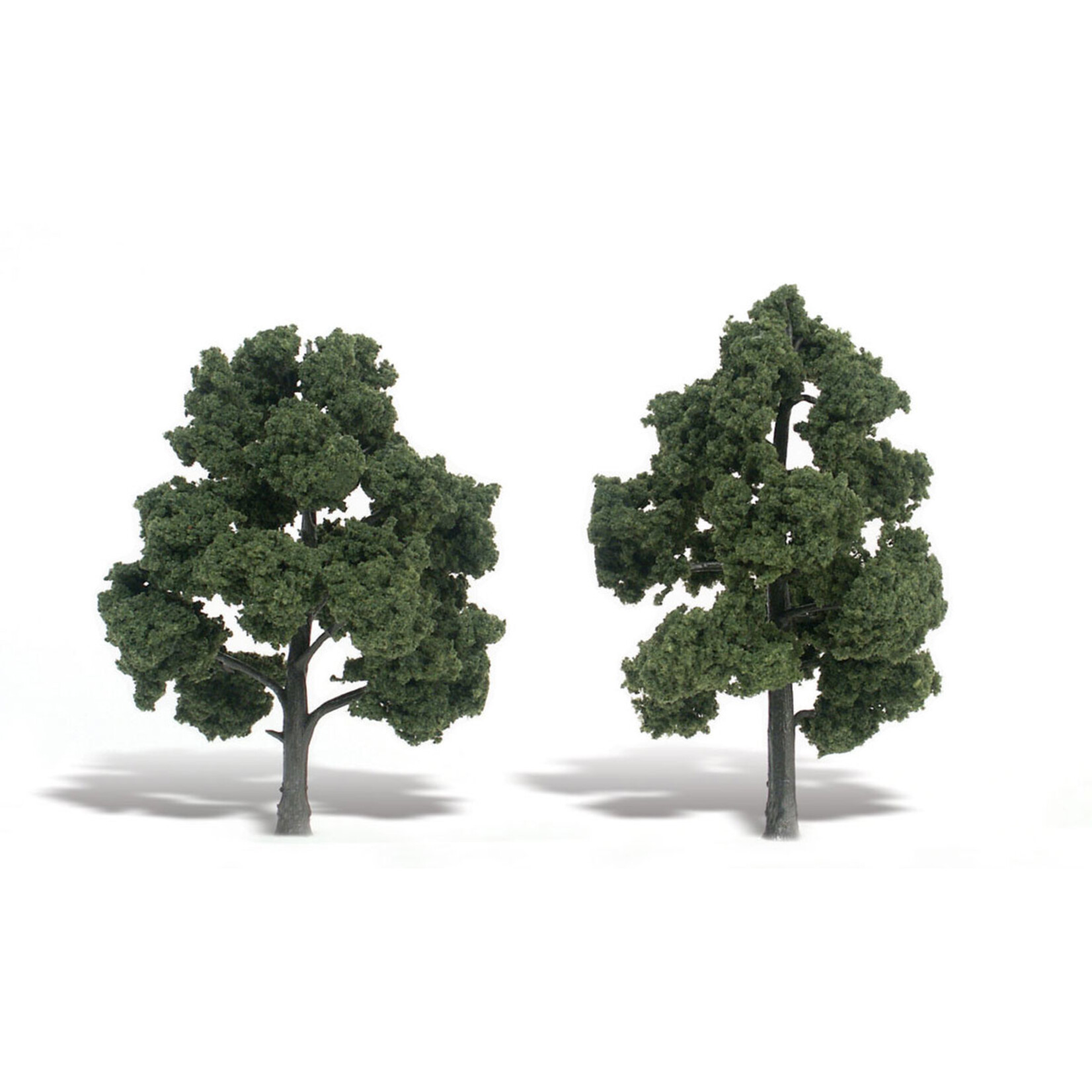 Woodland Scenics TR1513 - Ready Made Trees, Medium Green 5-6" (2)