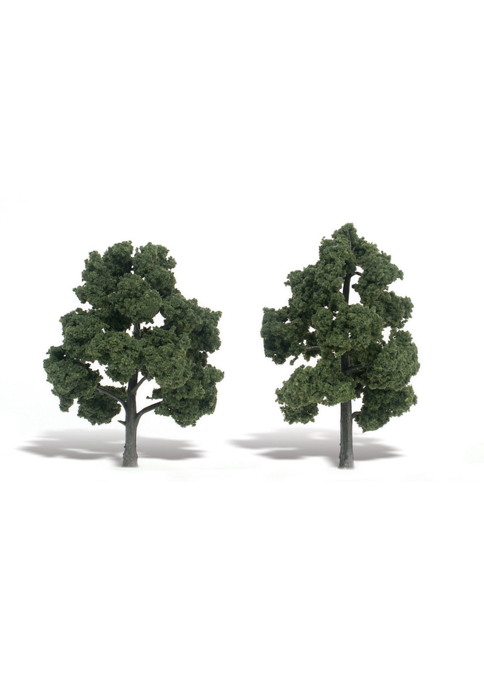 Woodland Scenics TR1513 - Ready Made Trees, Medium Green 5-6" (2)