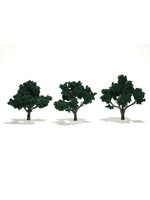 Woodland Scenics TR1508 - Ready Made Trees, Dark Green 3-4" (3)