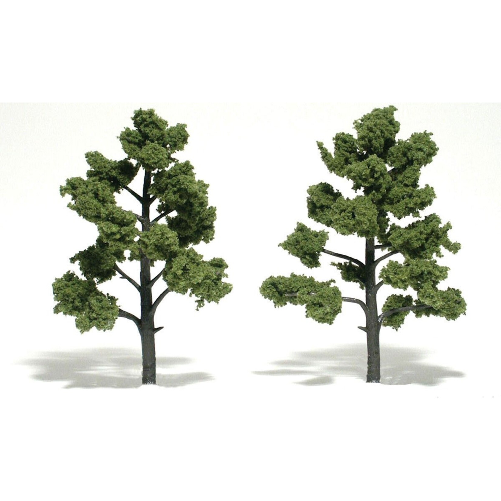 Woodland Scenics TR1512 - Ready Made Trees, Light Green 5-6" (2)