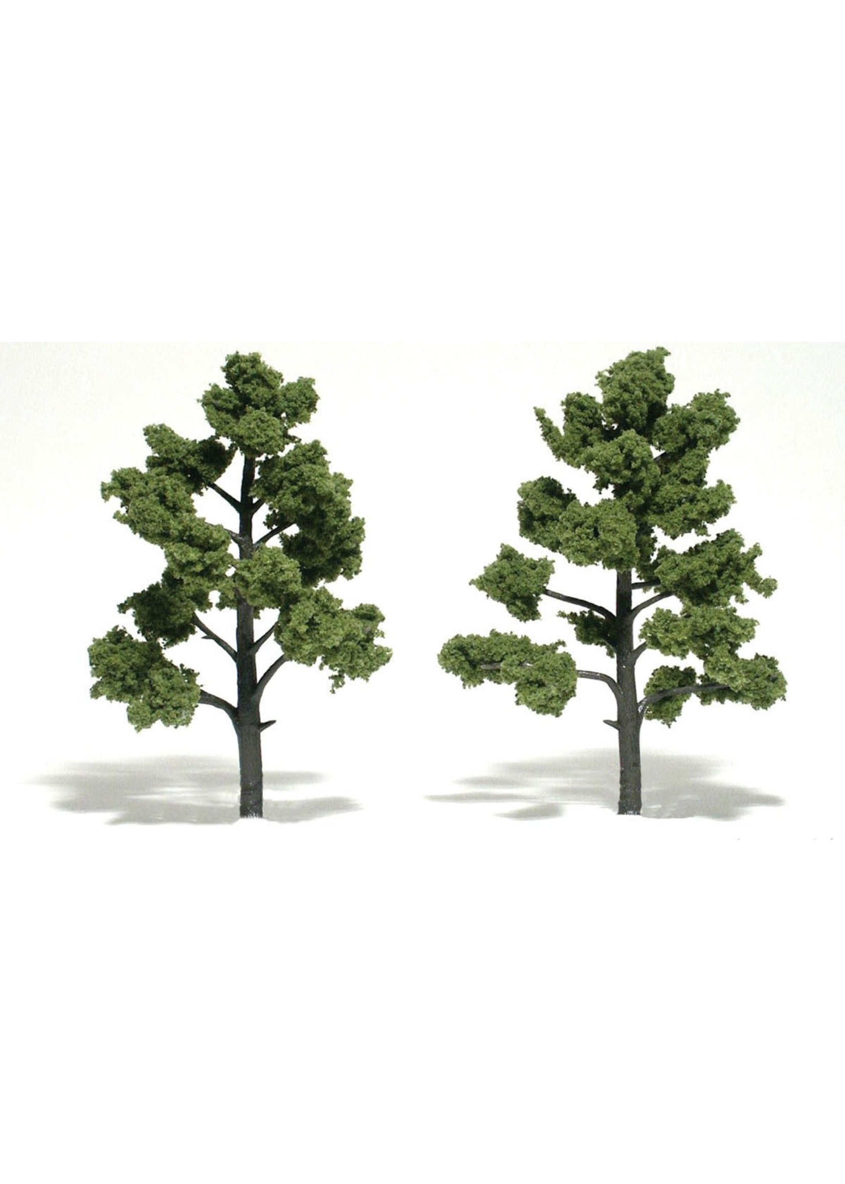 Woodland Scenics TR1512 - Ready Made Trees, Light Green 5-6" (2)