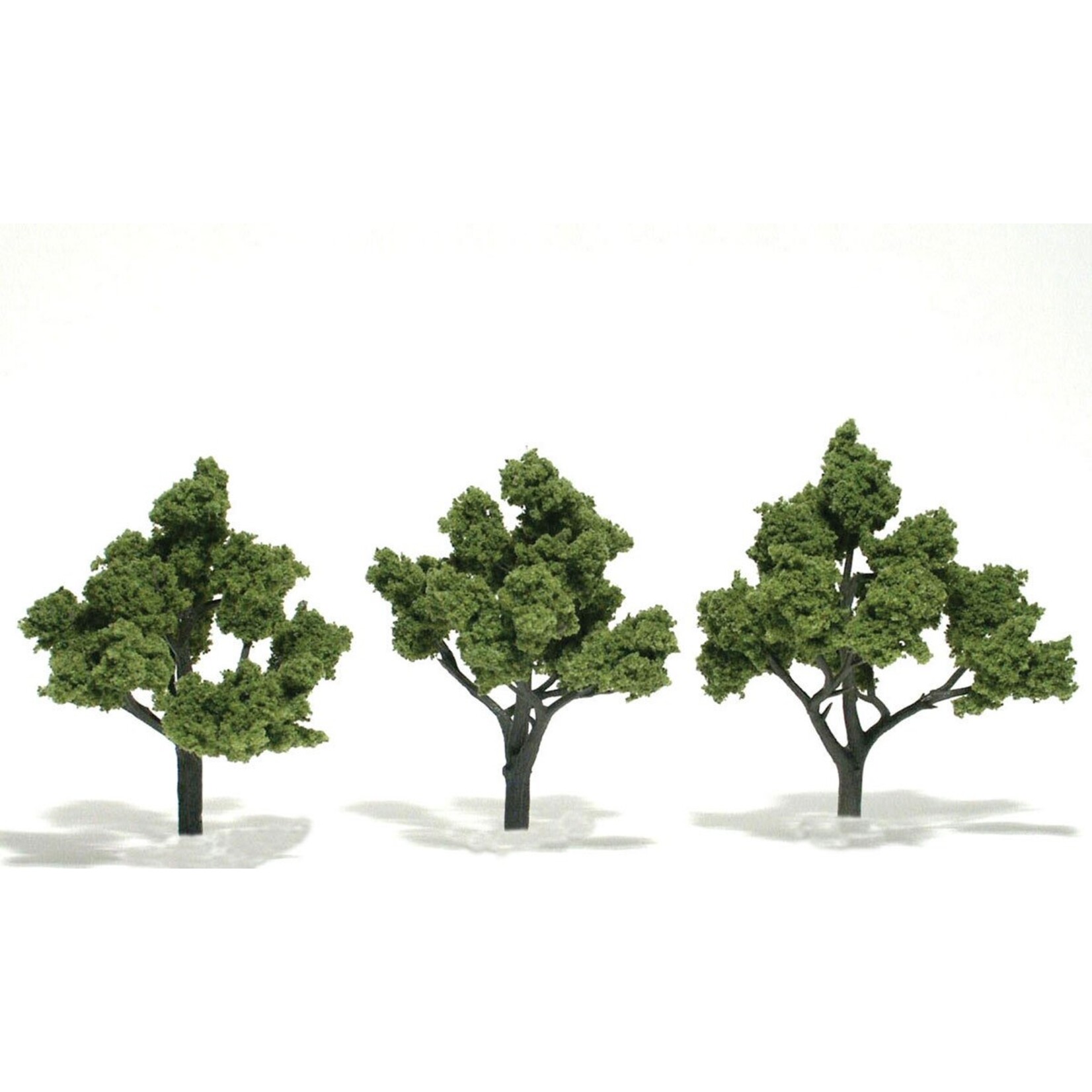 Woodland Scenics TR1509 - Ready Made Trees, Light Green 4-5" (3)