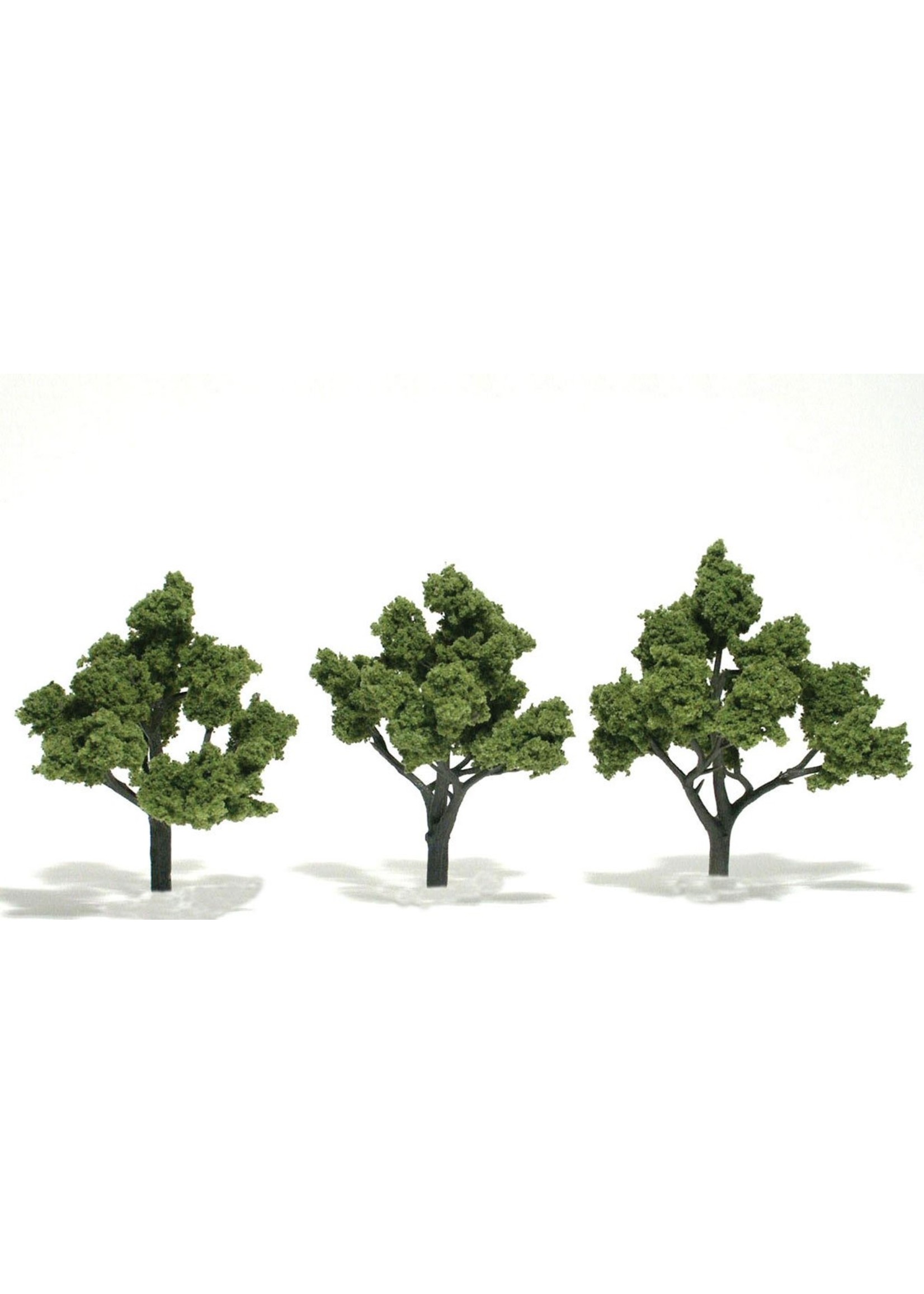 Woodland Scenics TR1509 - Ready Made Trees, Light Green 4-5" (3)
