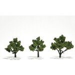 Woodland Scenics TR1506 - Ready Made Trees, Light Green 3-4" (3)