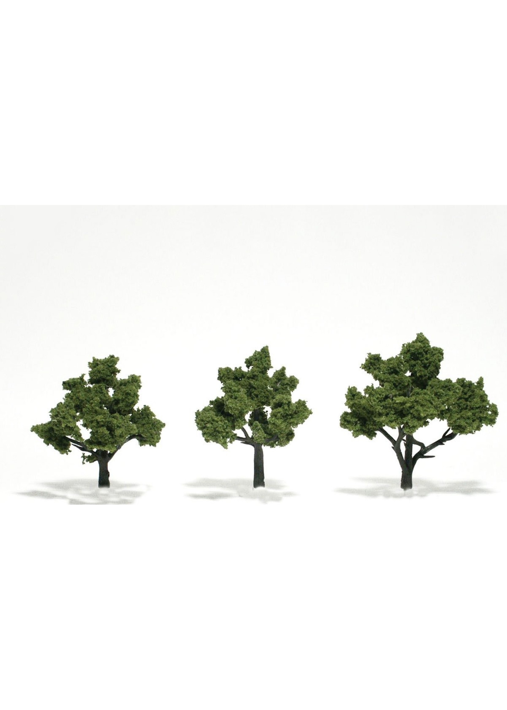 Woodland Scenics TR1506 - Ready Made Trees, Light Green 3-4" (3)