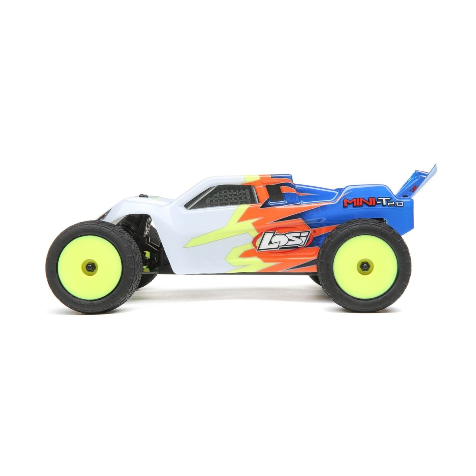 Losi 1/18 Mini-T 2.0 2WD Stadium Truck RTR, Blue/White