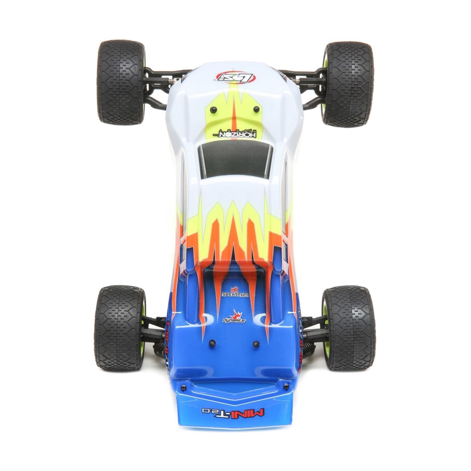 Losi 1/18 Mini-T 2.0 2WD Stadium Truck RTR, Blue/White