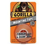 Gorilla Glue 6065001 - Gorilla "Tough & Clear" Mounting Tape (60in)