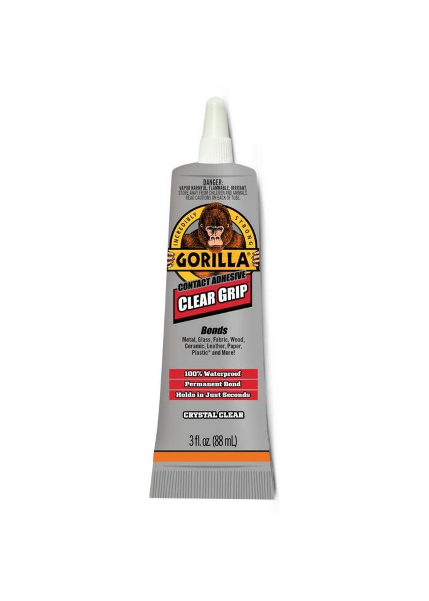 Gorilla Glue 8040002 - Gorilla Clear Grip (3oz) - Hub Hobby