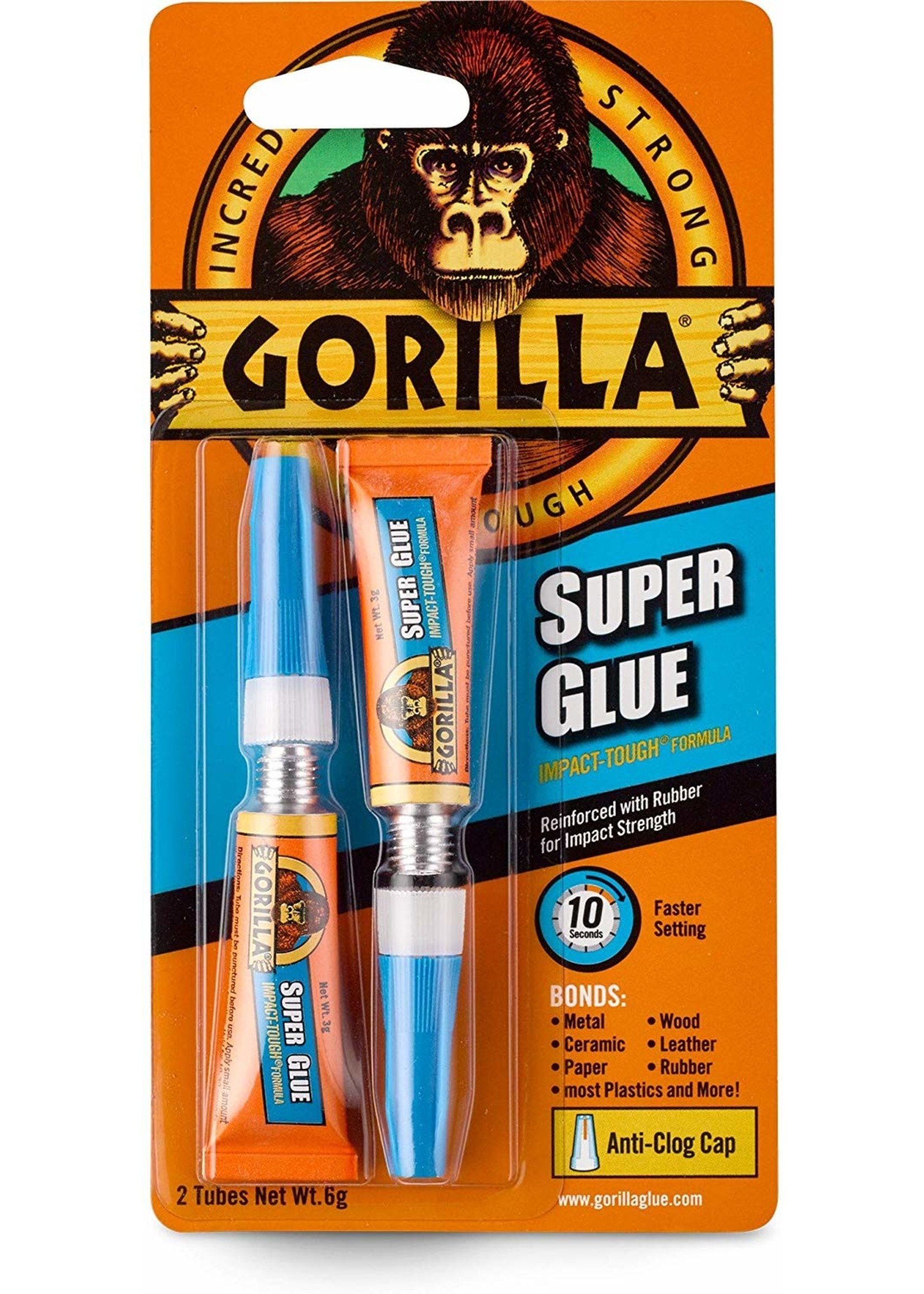 Gorilla Glue 7800101 - Gorilla Super Glue Mini (3g, 2pck)