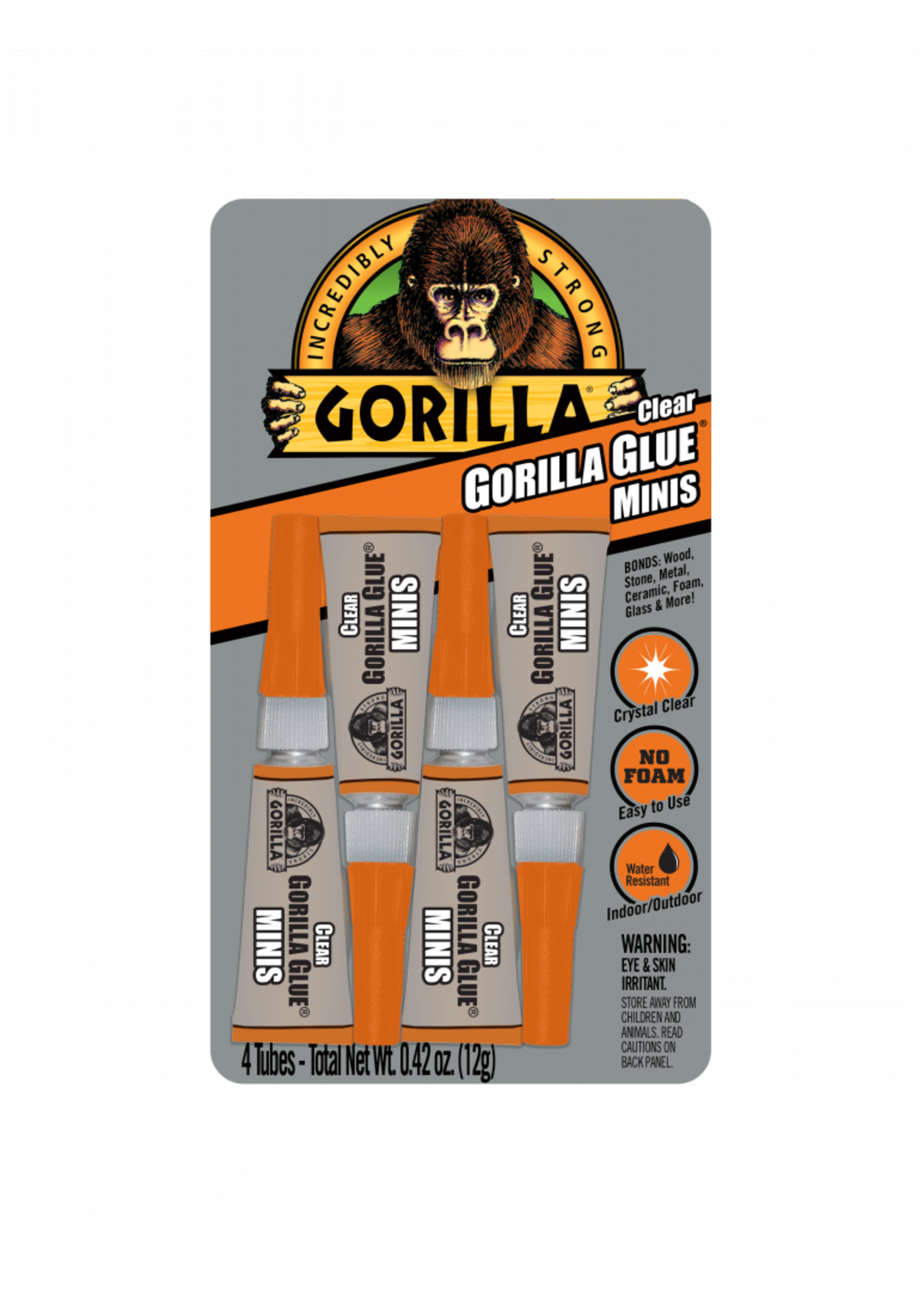 Gorilla Glue Gorilla - Clear Glue (3g, 4pck)