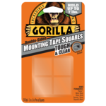 Gorilla Glue Gorilla - Clear Mounting Tape Squares (1in, 24pck)