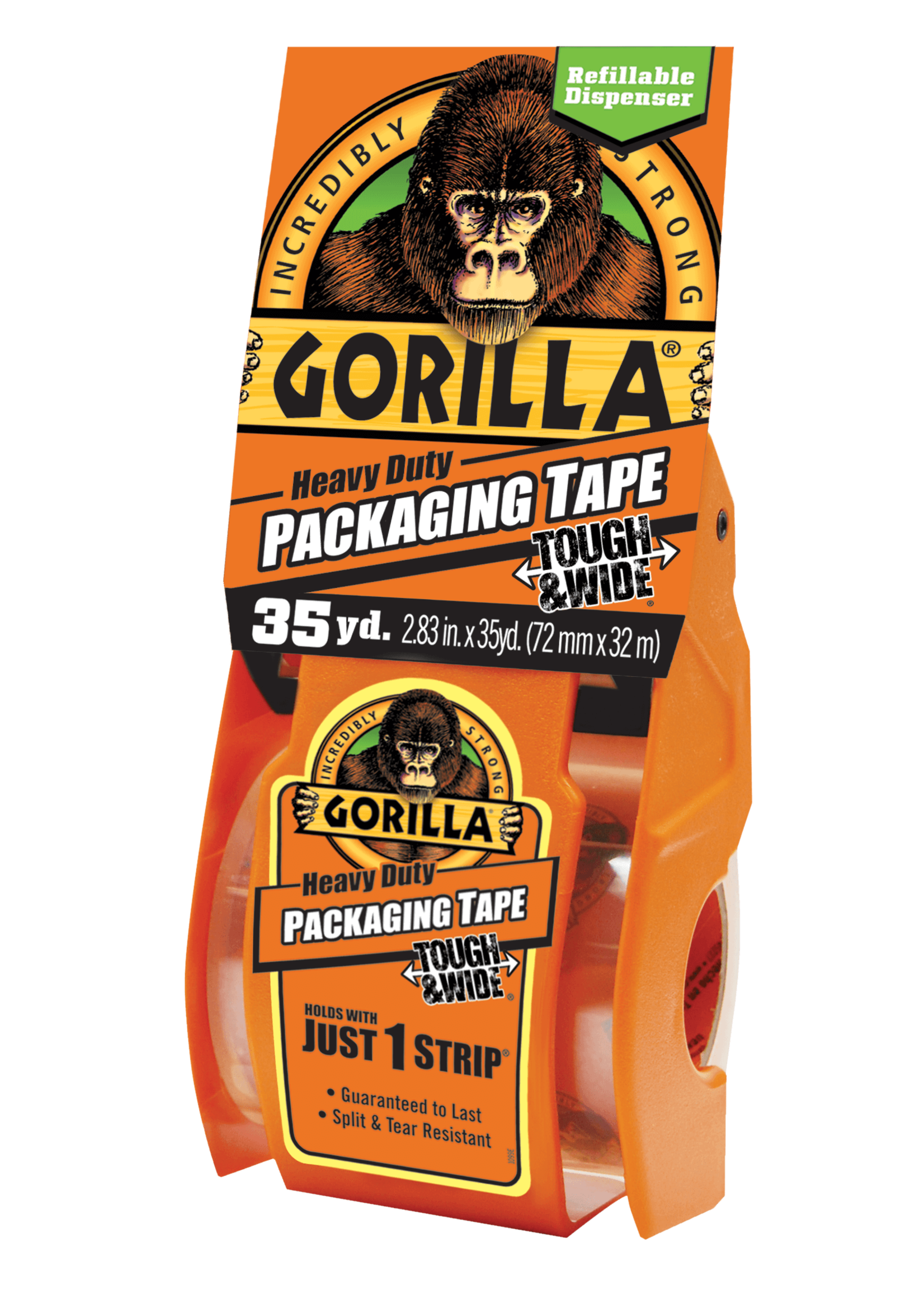 Gorilla Glue Gorilla - Heavy Duty Packaging Tape Tough & Wide (35yd)