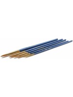 Royal Brush Manufacturing TK-M - Brush Set Gold Taklon 5-Pack - Pointed Rounds