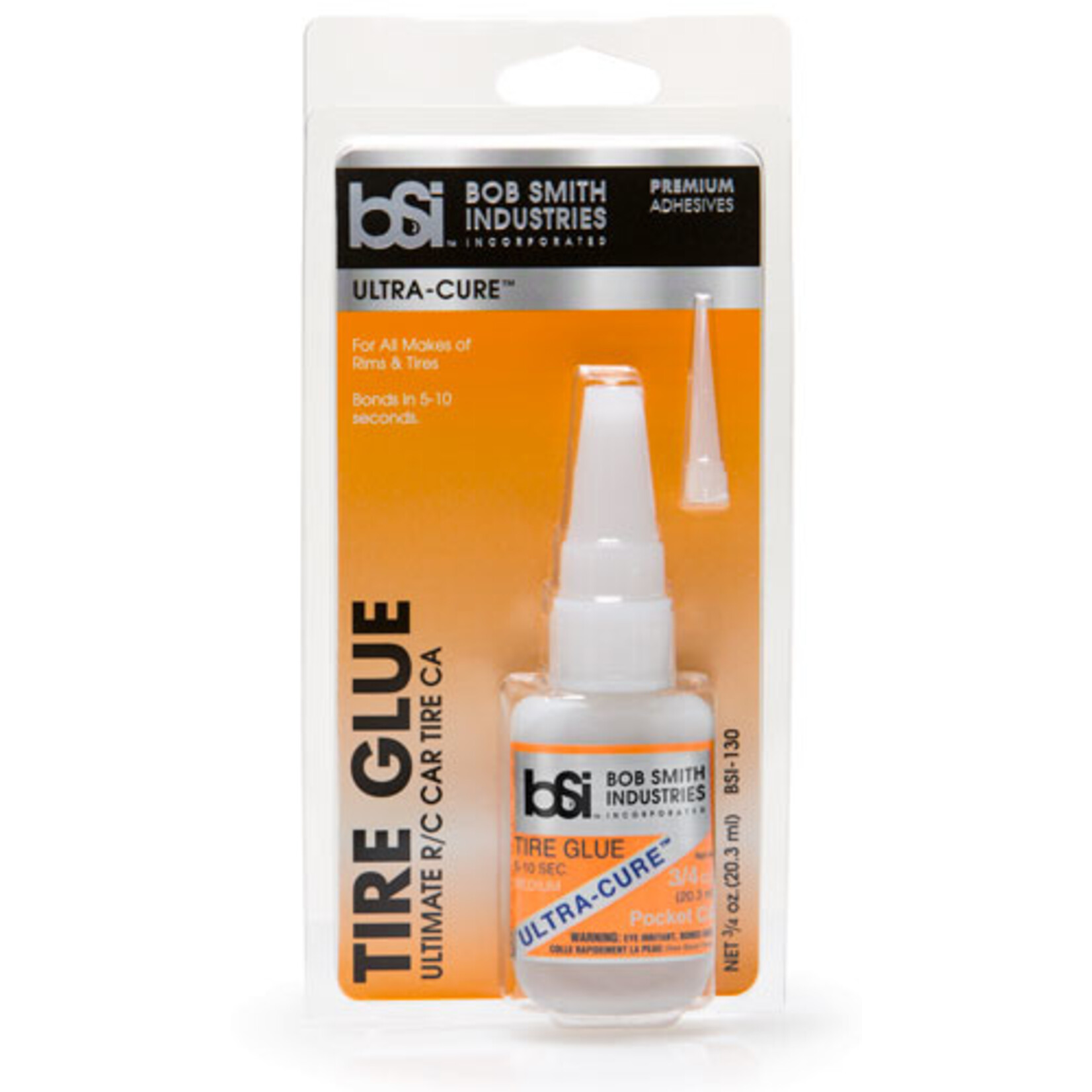 Bob Smith Industries BSI130 - Ultra-Cure Tire Glue (3/4oz)