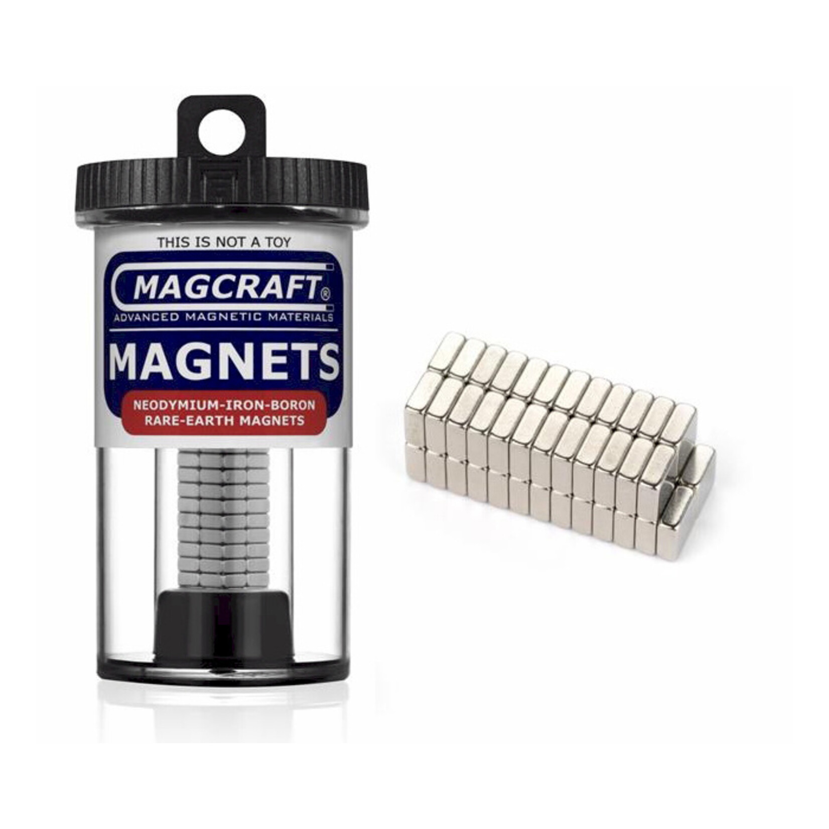 Magcraft NSN0610 - Block 0.25" x 0.25" (50 Count)