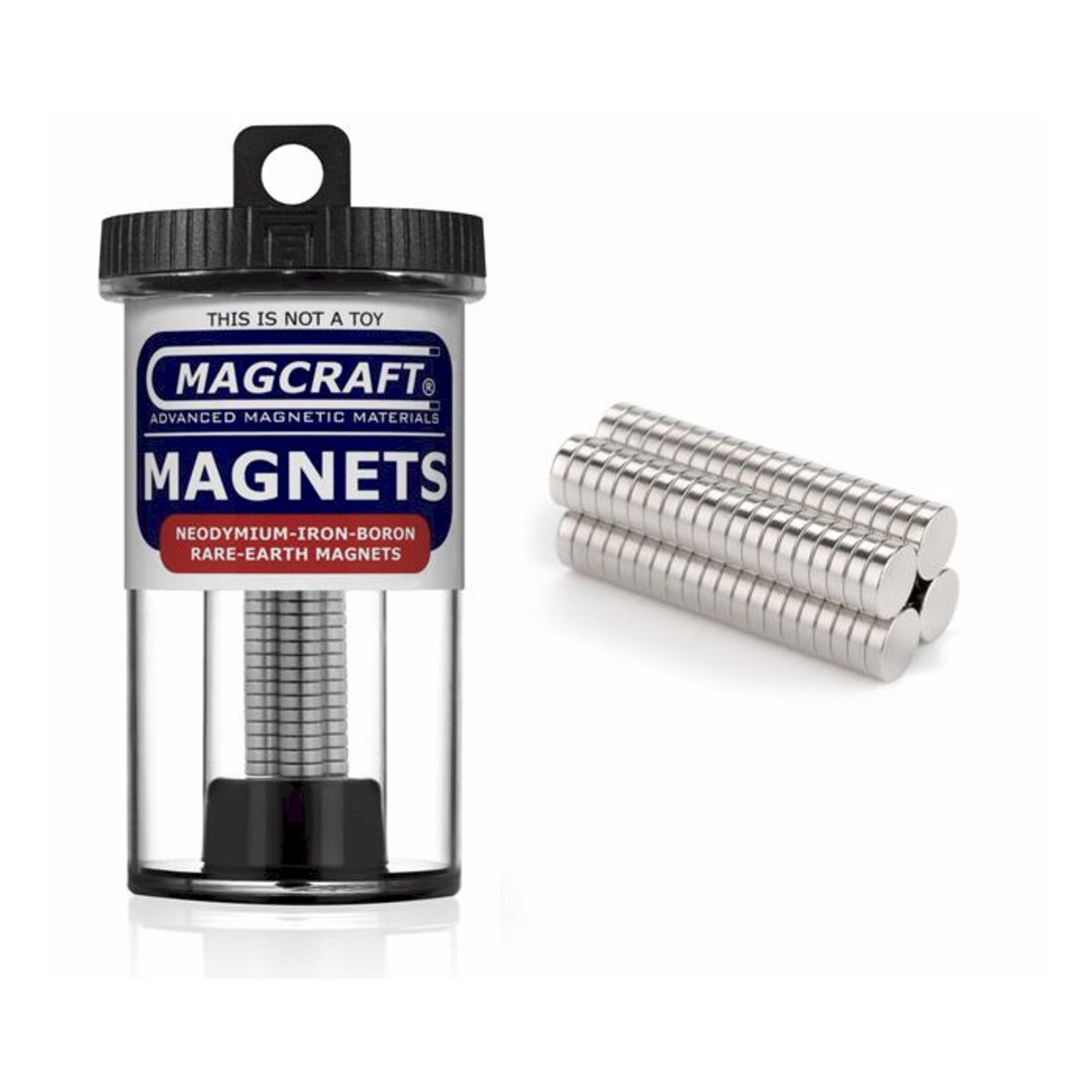 Magcraft NSN0657 - Disc 0.25" x 0.0625" (80 Count)