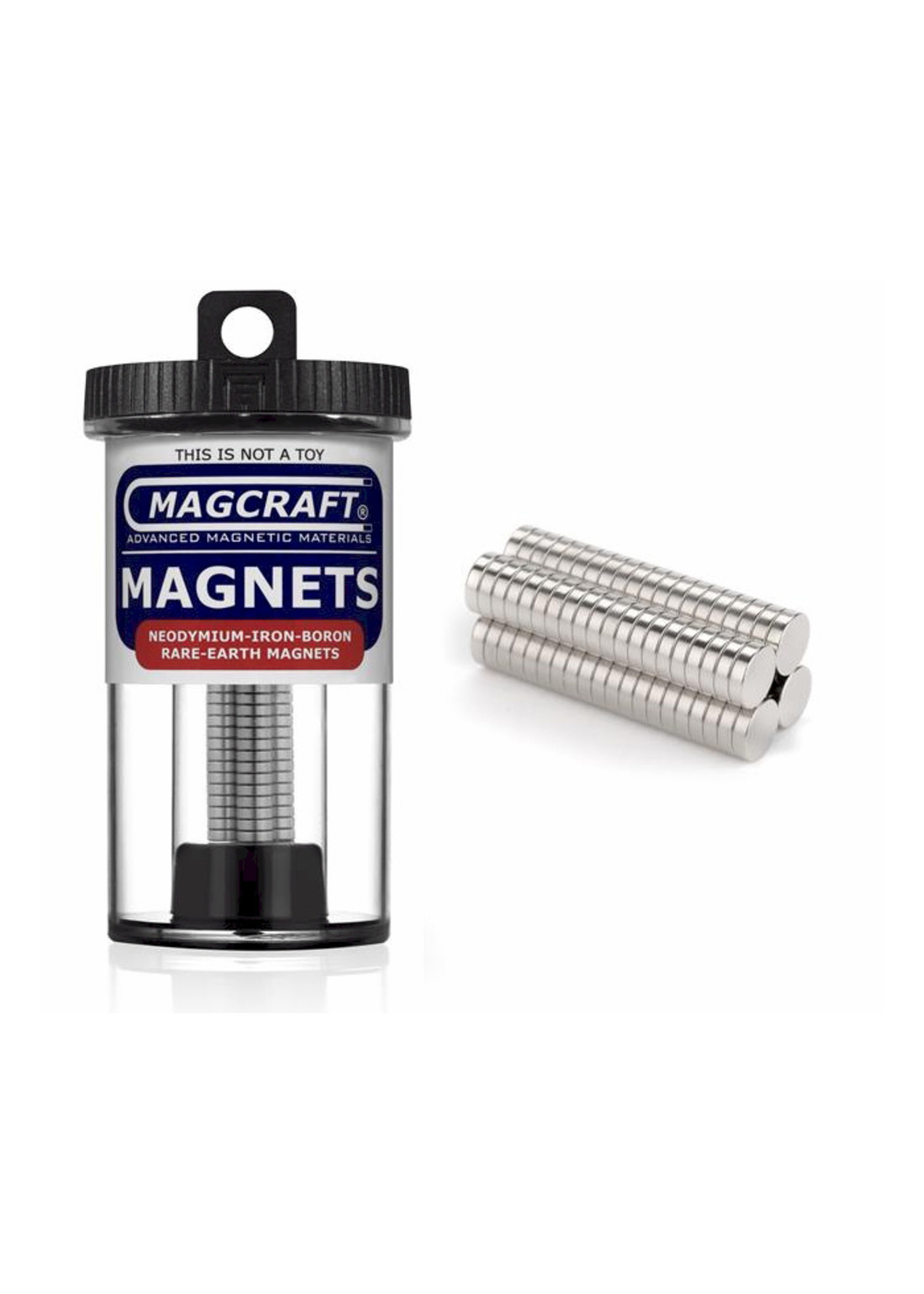 Magcraft NSN0657 - Disc 0.25" x 0.0625" (80 Count)