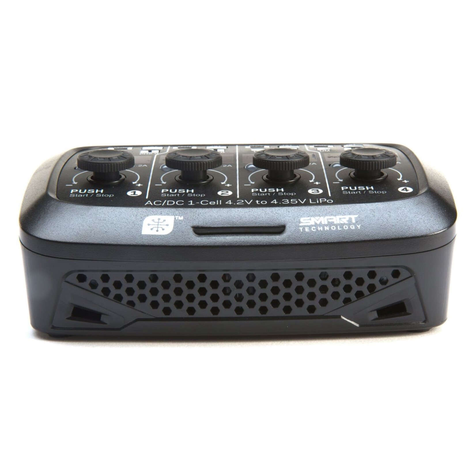 Spektrum SPMXC1040 - S44 Micro 4-port AC/DC 1S LiPo Smart Charger