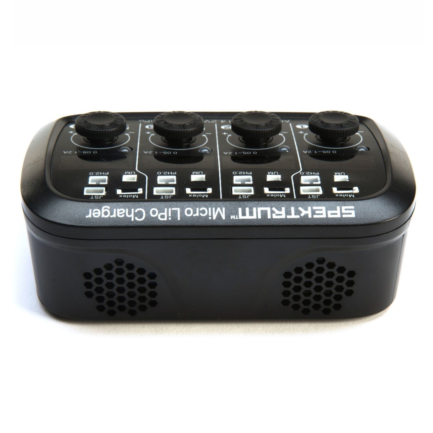 Spektrum SPMXC1040 - S44 Micro 4-port AC/DC 1S LiPo Smart Charger