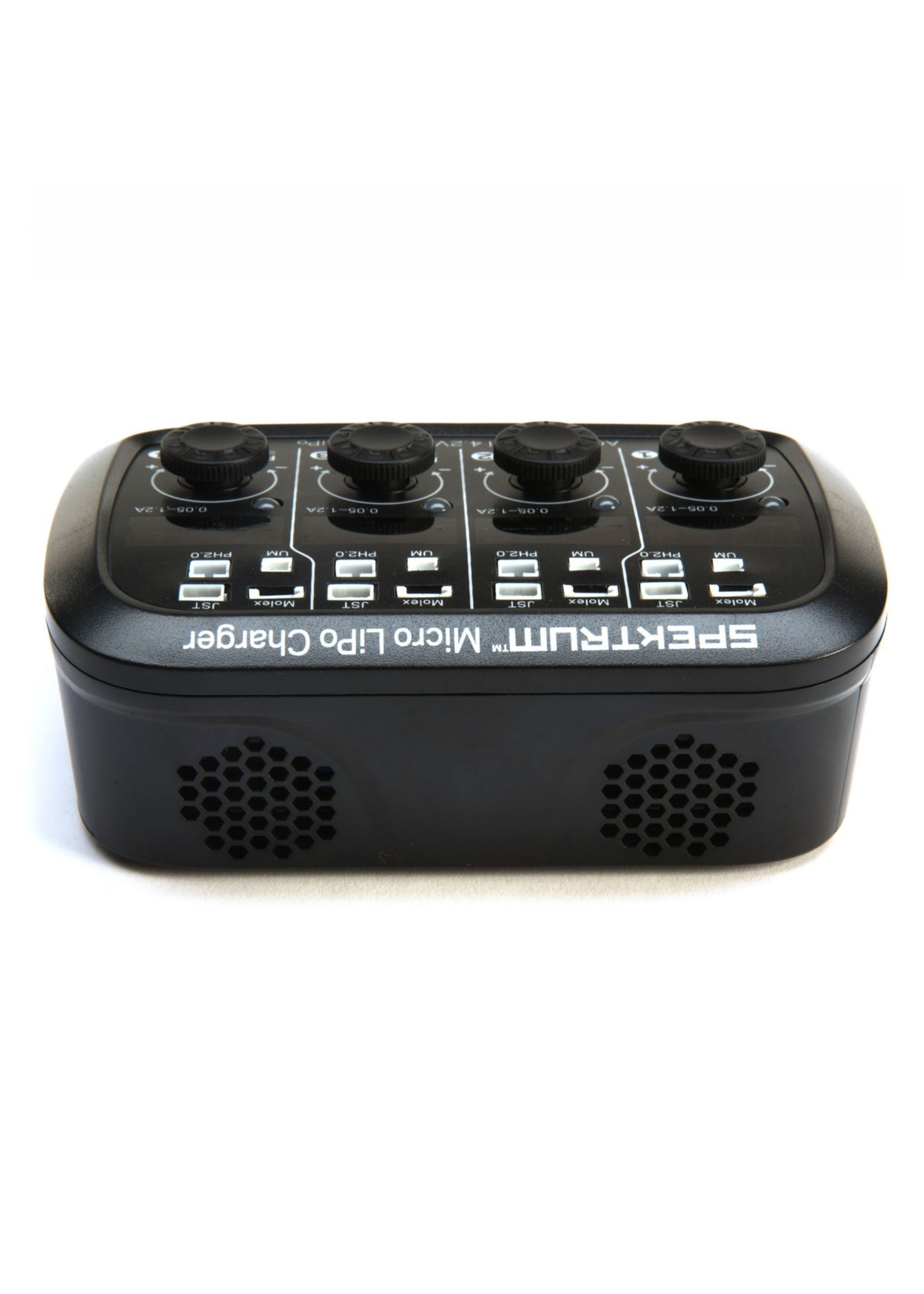 Spektrum SPMXC1040 - S44 Micro 4-port AC/DC 1S LiPo Smart Charger