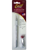 Excel 15001 - K1 Aluminum Hobby Knife (+5 Blades)