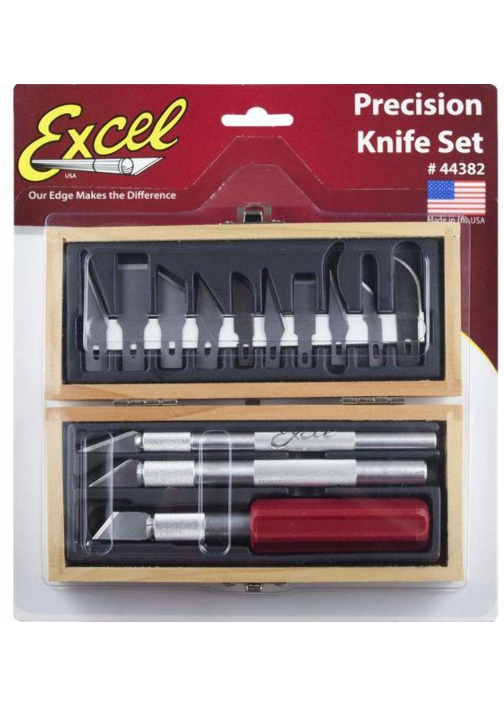 Basic Knife Set: 2 Knives & 10 Blades Excel Tools