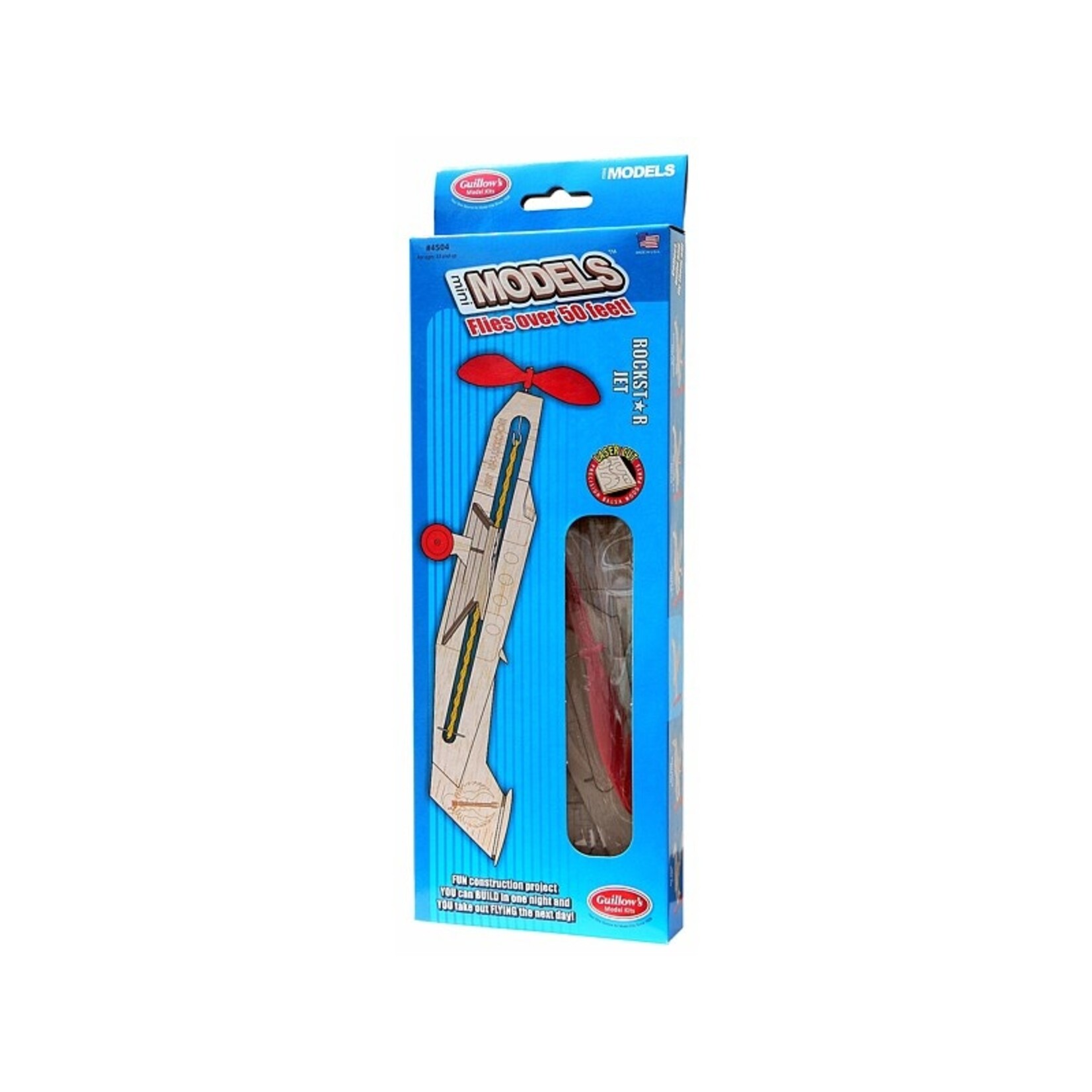 Guillows Rockstar Jet - Balsa Motorplane Mini Model