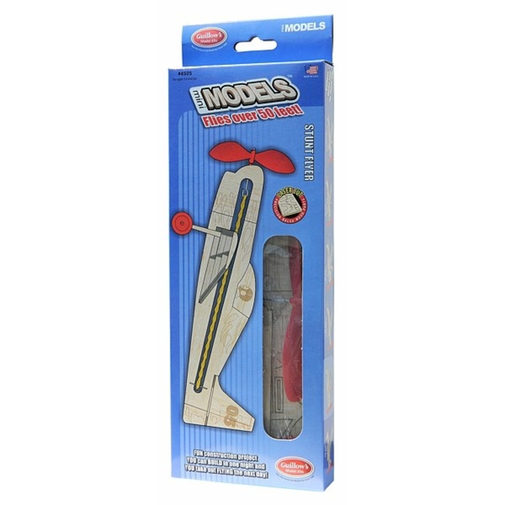 Guillows Stunt Flyer - Balsa Motorplane Mini Model