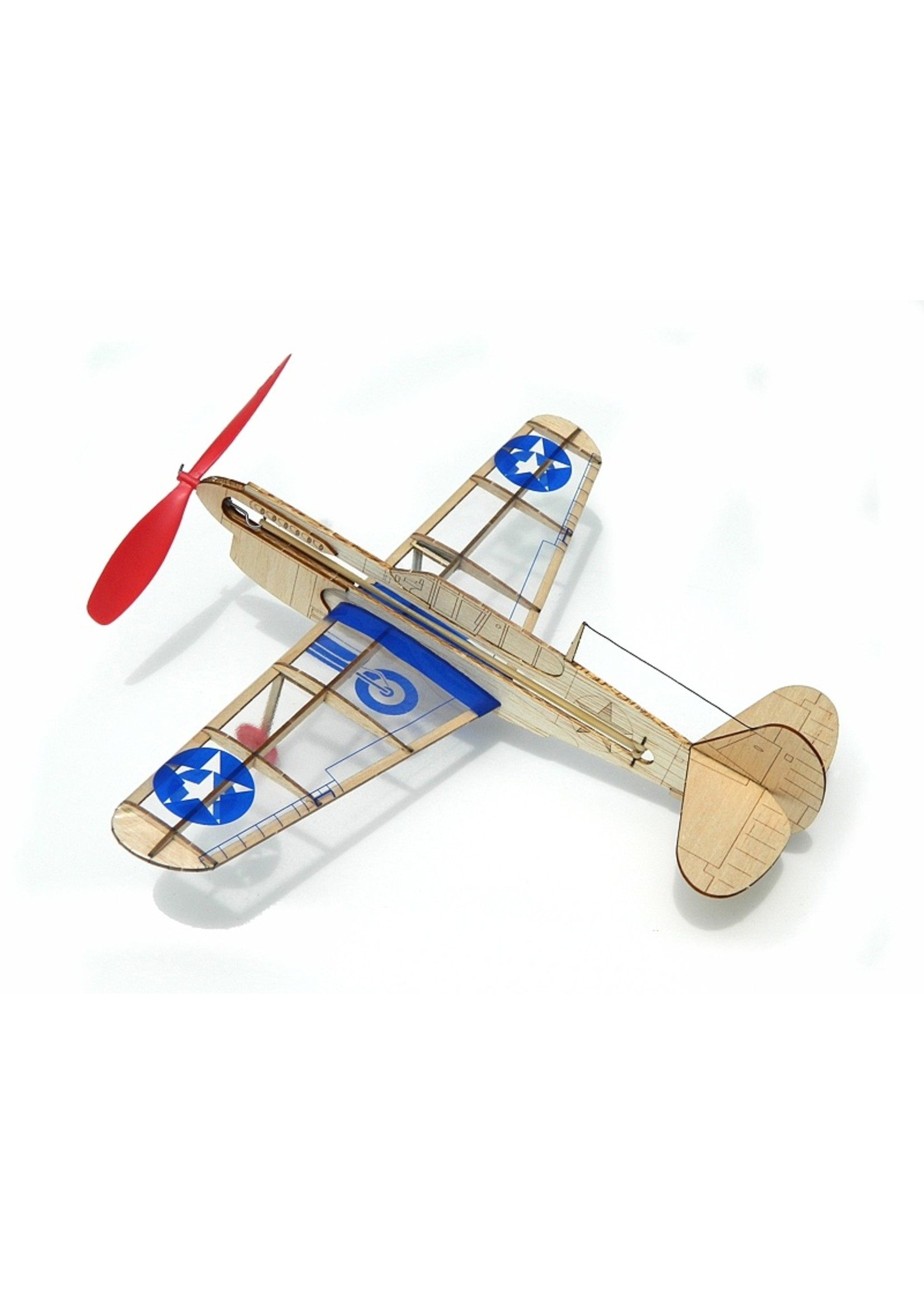 Guillows US Warhawk - Balsa Motorplane Mini Model