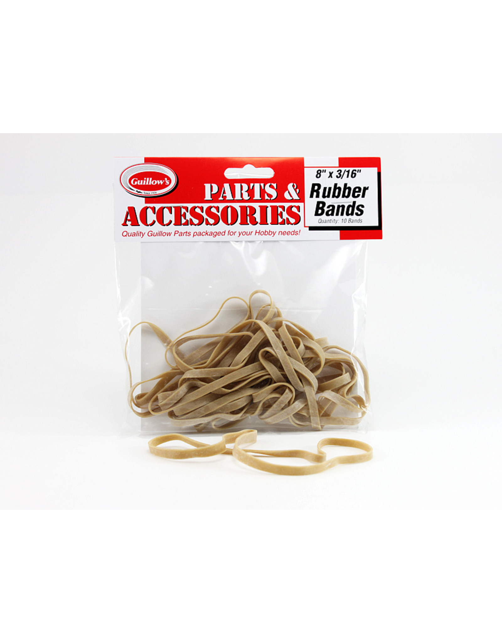 8" Rubber Bands (10) Hub Hobby