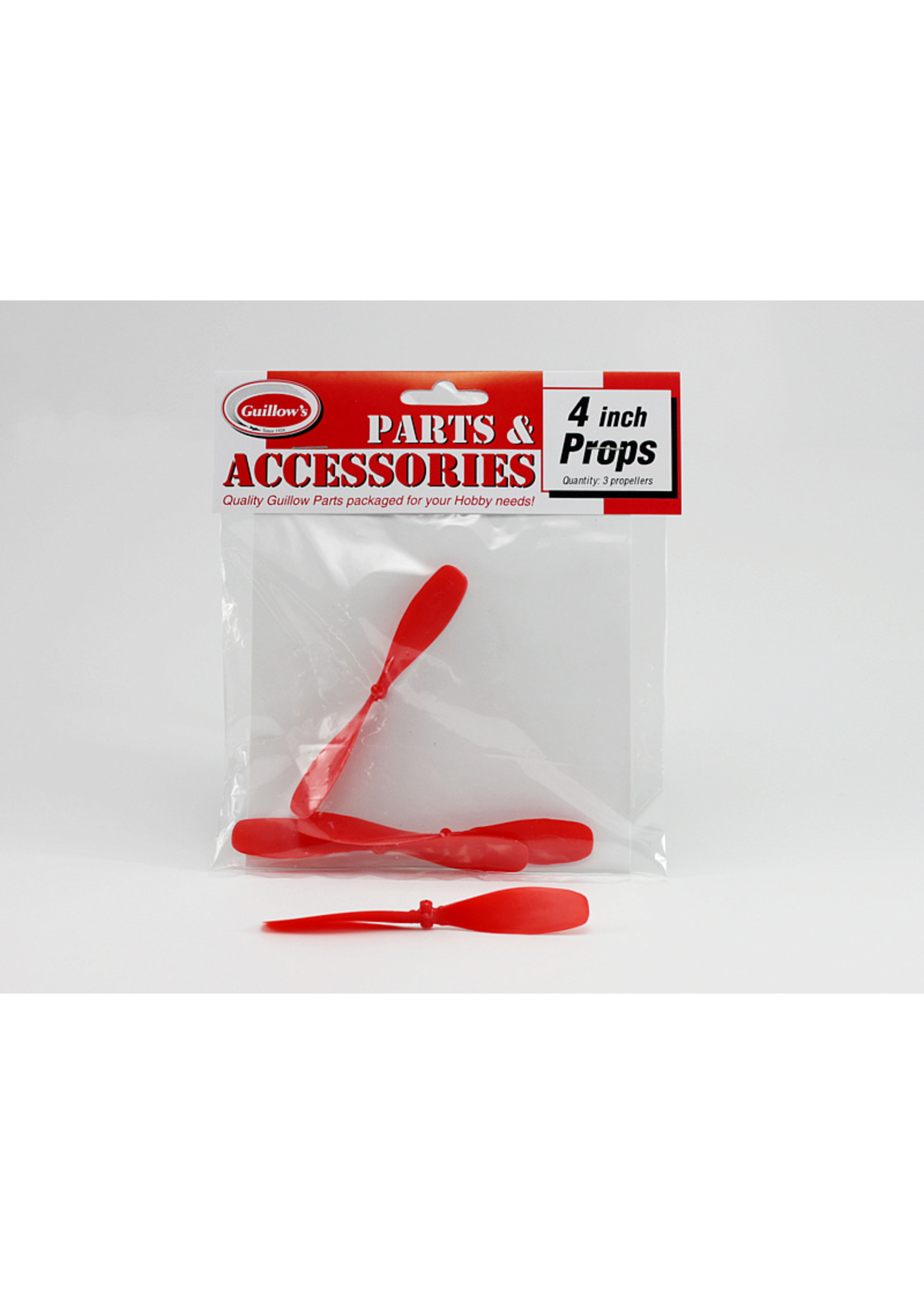 Guillows 4" Plastic Propeller (3)