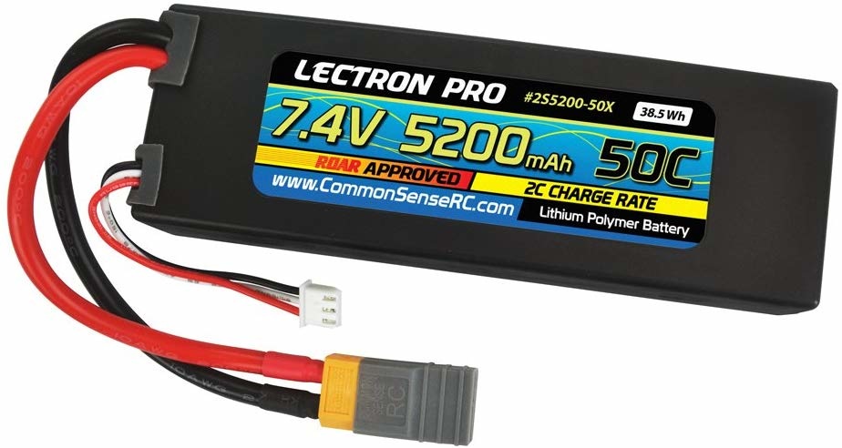 2S5200-50X - 7.4V 5200mAh 50c Lipo XT60