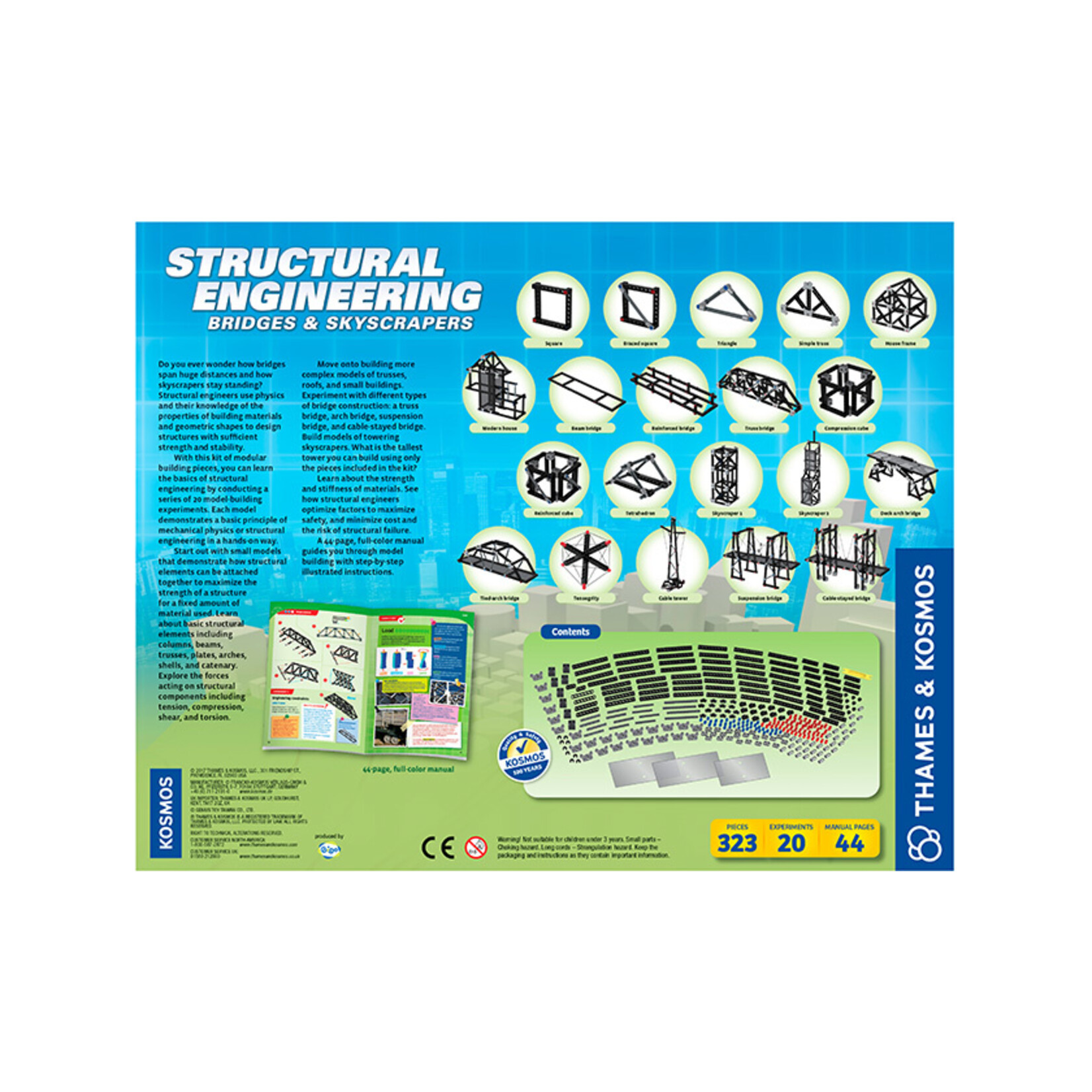 Thames & Kosmos Structural Engineering: Bridges & Skyscrapers /1
