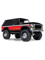 Traxxas 1/10 TRX-4 Trail Crawler Truck w/'79 Bronco Ranger XLT Body - Red