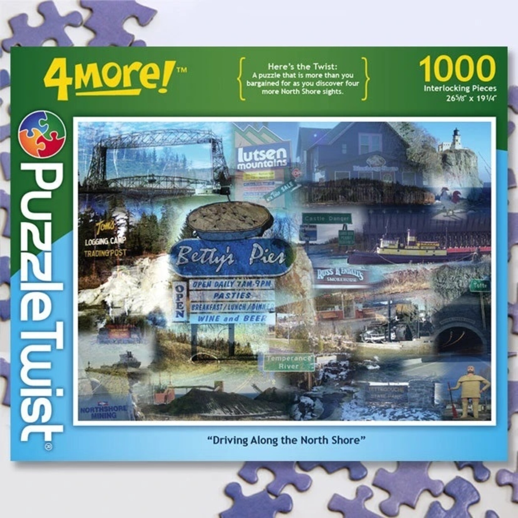 Puzzle Twist Driving Along The North Shore - 1000 Piece Puzzle