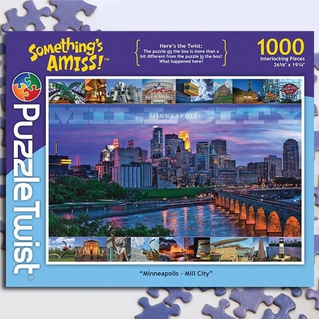 Minneapolis Mill City - 1000 Piece Puzzle