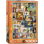 Eurographics Vintage Bicycle Posters - 1000 Piece Puzzle