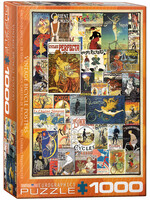 Eurographics Vintage Bicycle Posters - 1000 Piece Puzzle