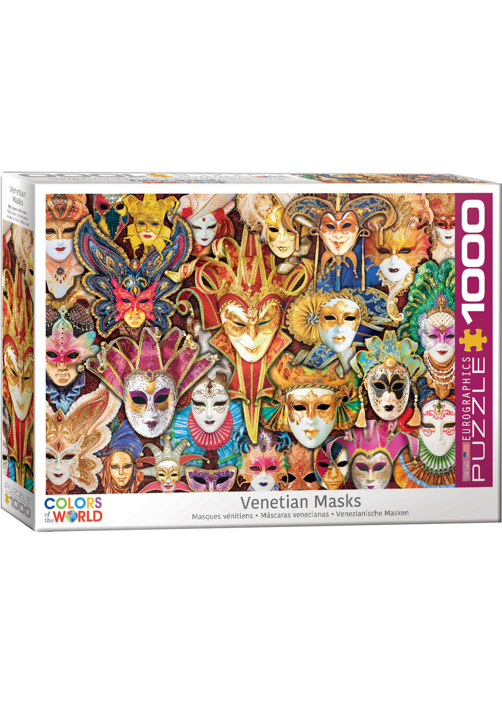 Eurographics Venetian Masks - 1000 Piece Puzzle