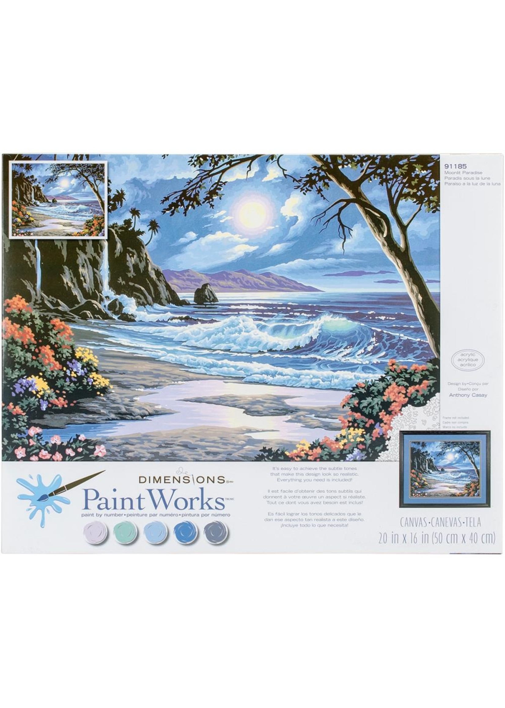 Dimensions Moonlit Paradise - 16x20 - Paint By Number