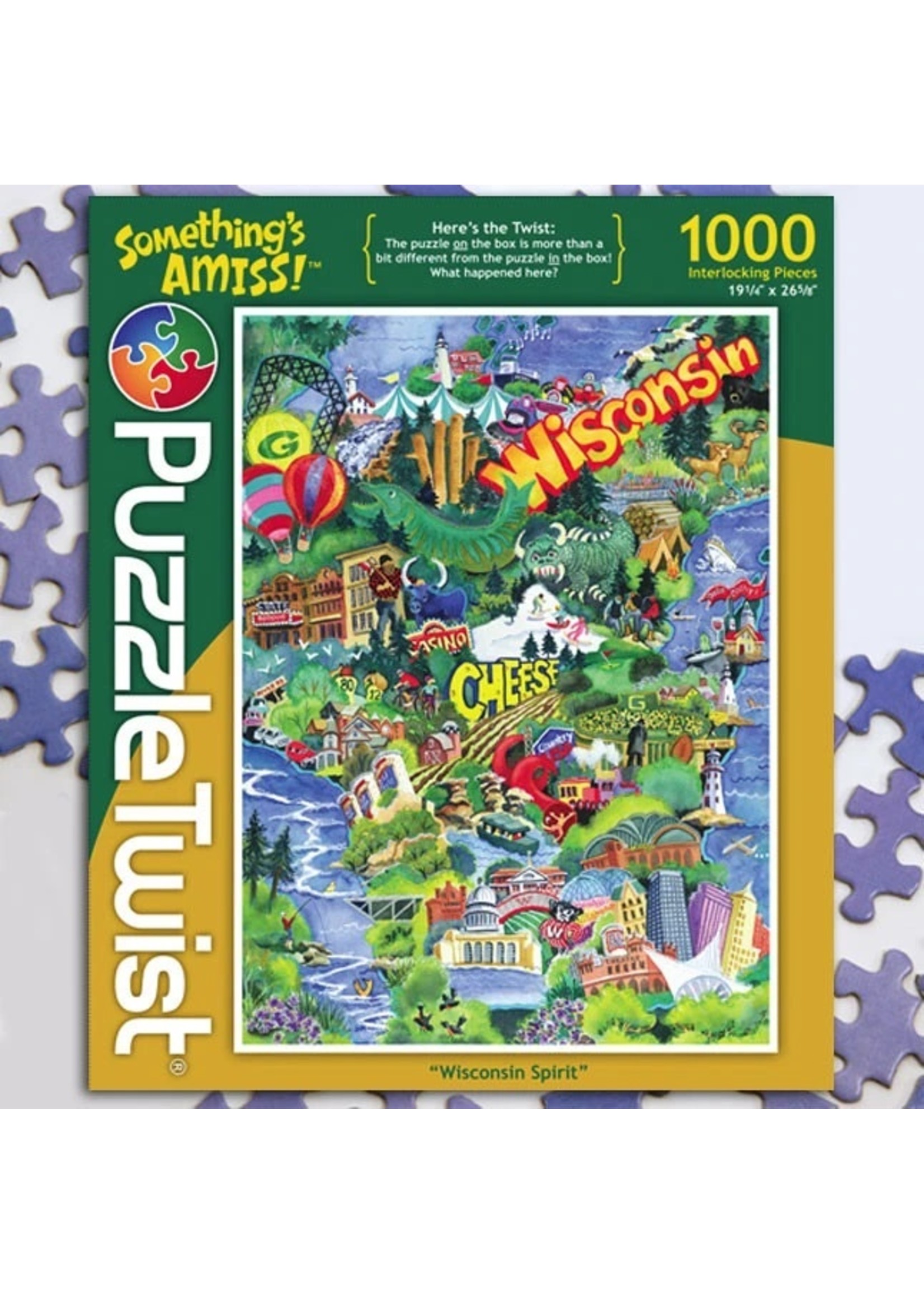 Puzzle Twist Wisconsin Spirit - 1000 Piece Puzzle