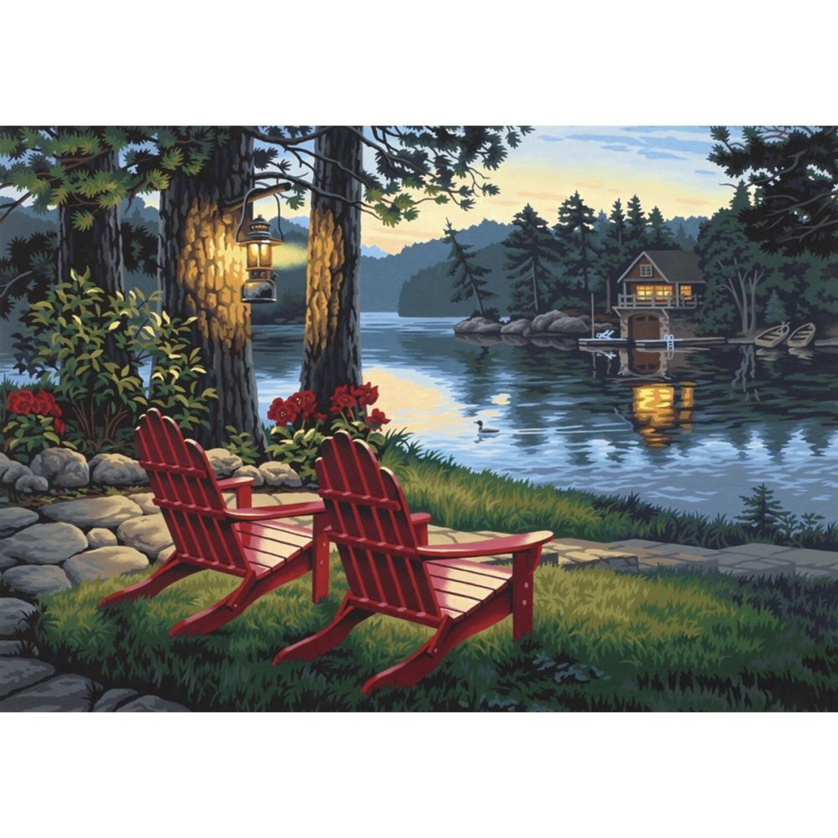 Dimensions Adirondack - 14x20 - Paint By Number