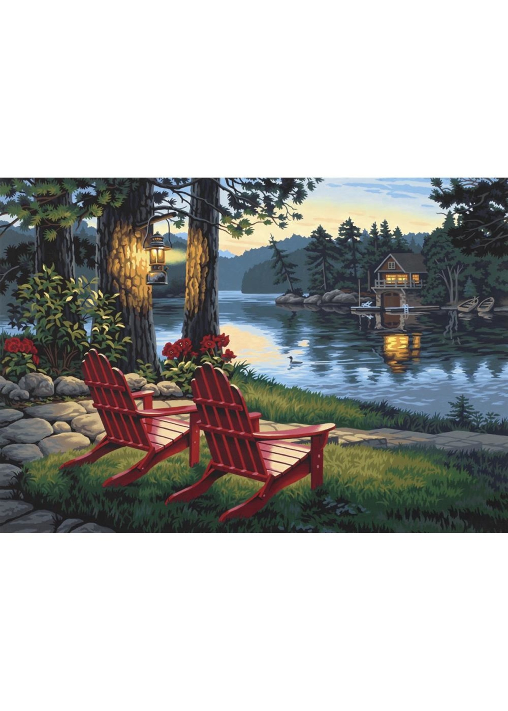 Dimensions Adirondack - 14x20 - Paint By Number