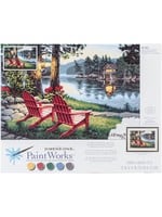 Dimensions Adirondack - 14x20 - Paint By Number